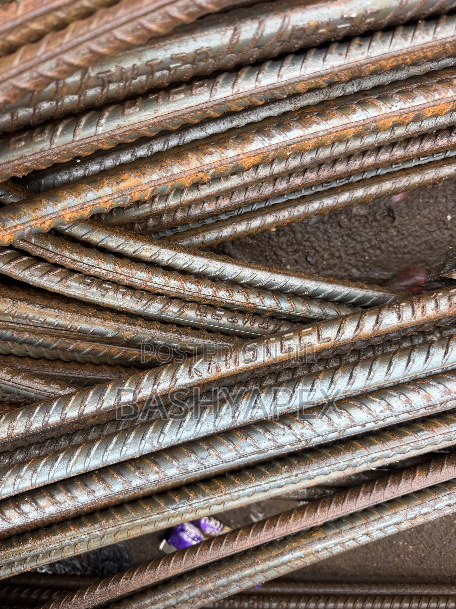 Kam Steel Reinforcement Iron Rod Rebar. 10mm 12mm 16mm 20mm 25mm