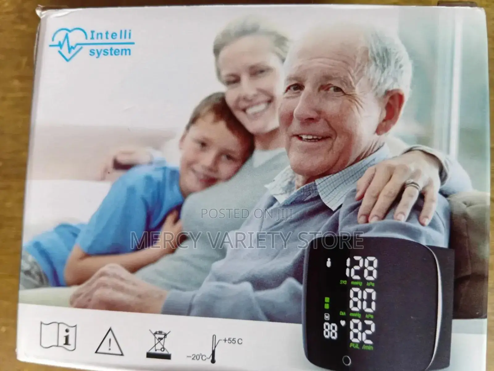 Rechargeable Wrist Blood Pressure Monitor