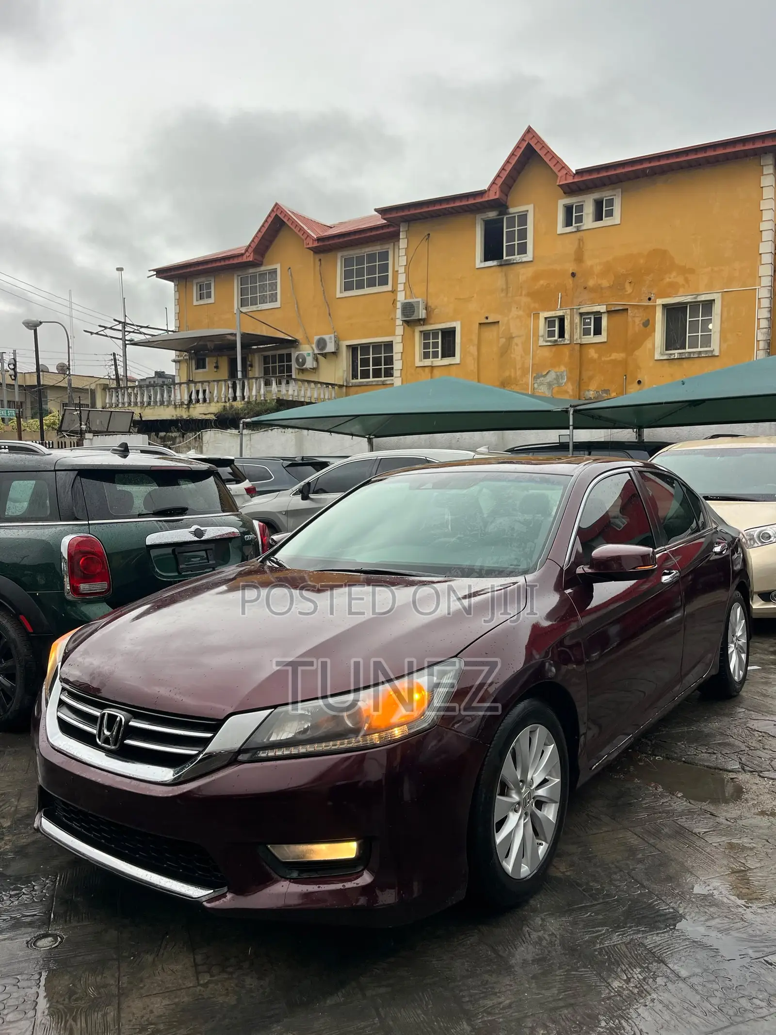 Honda Accord EX-L 4dr Sedan w/Navigation (2.4L 4cyl CVT) 2014 Red