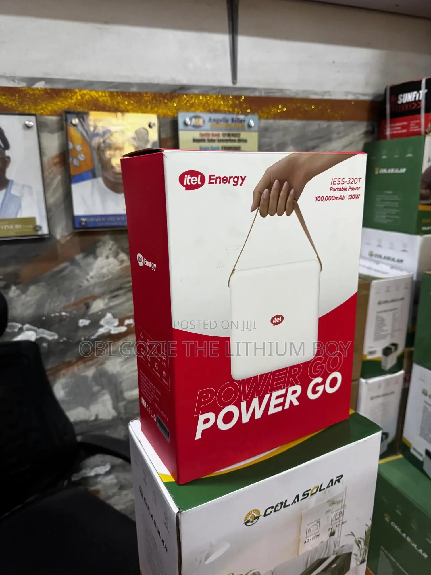 100000mah 320wh Itel Power Bank. Best Seller in Ojo Alaba Market Lagos