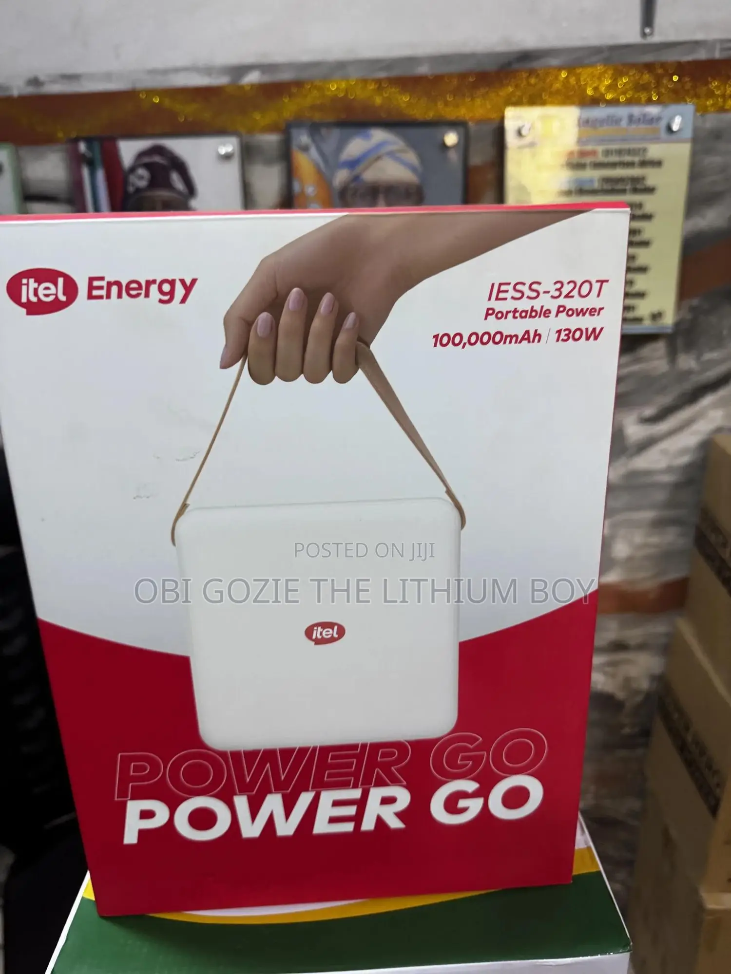 100000mah 320wh Itel Power Bank. Best Seller in Ojo Alaba Market Lagos