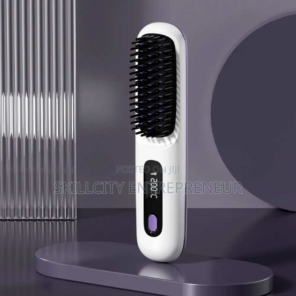 Wireless Straightening Hair Comb