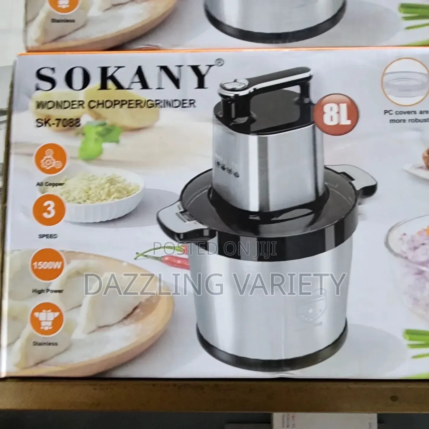 8litres Sokany Yam Pounder And Food Processor