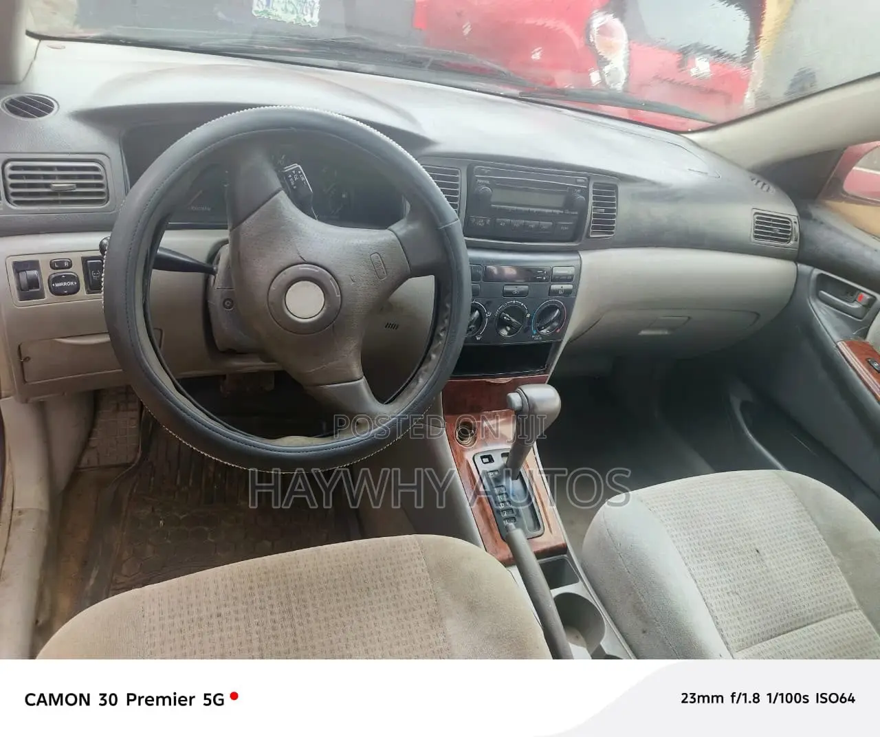 Toyota Corolla 2005 Red