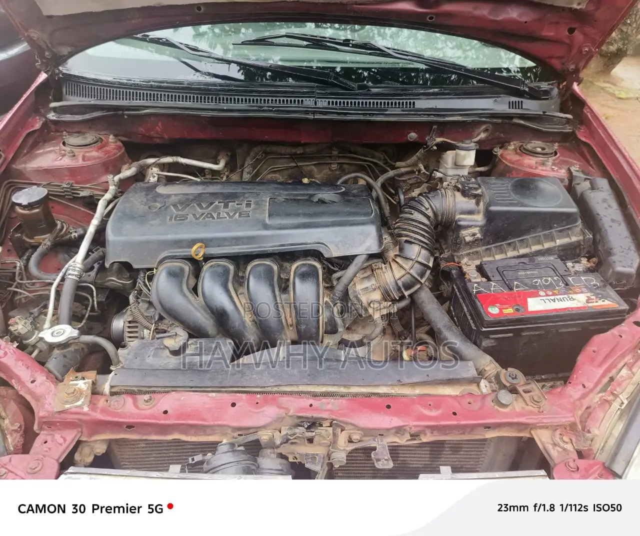 Toyota Corolla 2005 Red