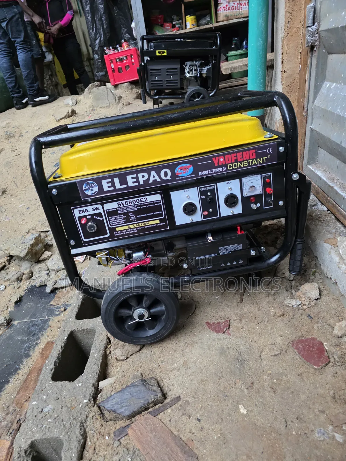 Quality 4.5kva Elepaq Constant Petrol Generator 100%Copper Coil