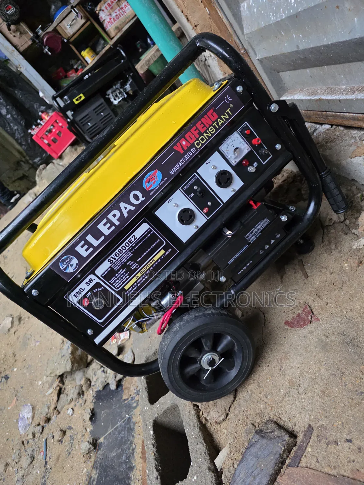 《》Heavy Duty 4.5kva Elepaq Constant Petrol Generator 100%Copper Coil