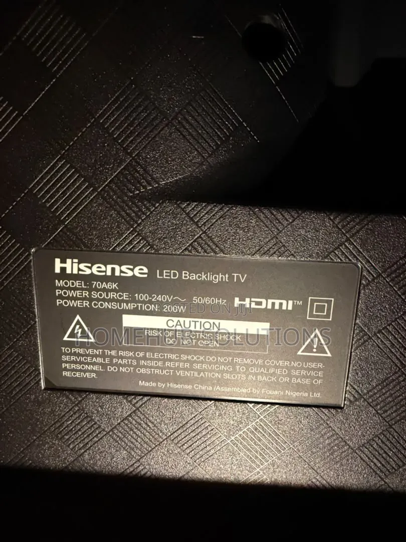 Hisense 70 Inches Smart Uhd Tv