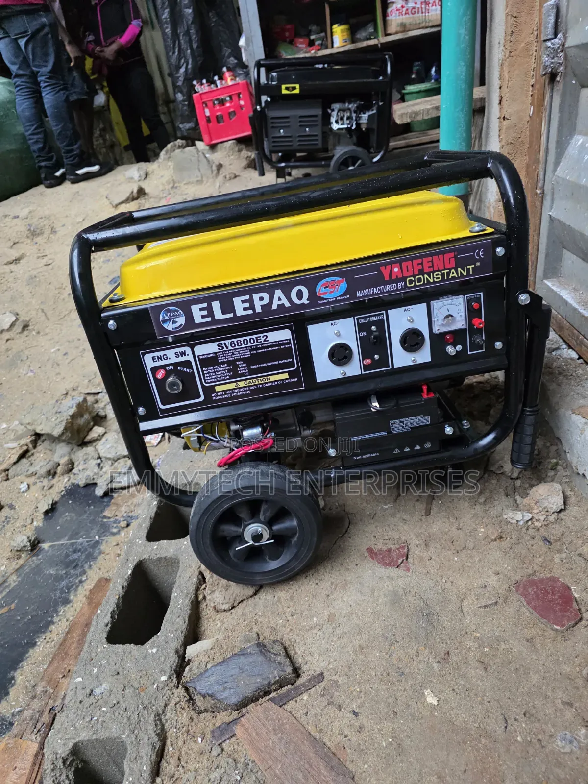 High Quality Elepaq Constant Petrol Generator 4.5kva Copper Coil