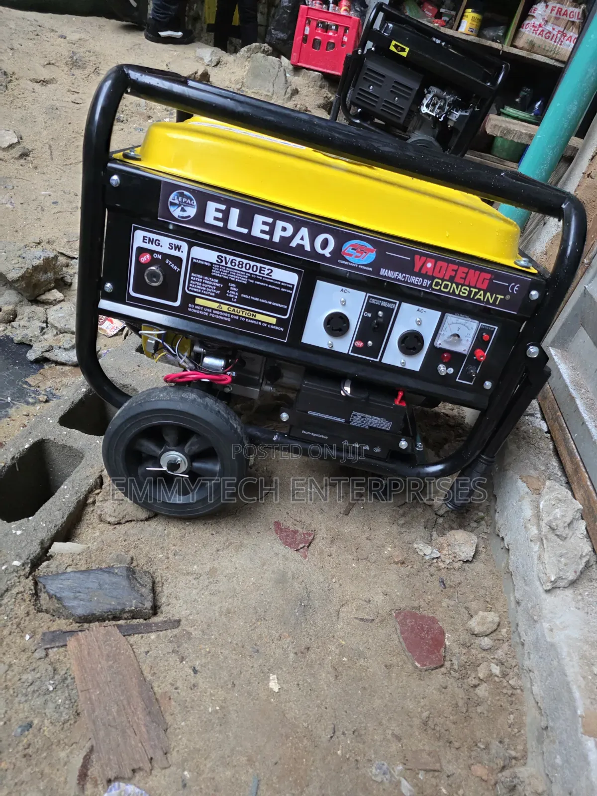 High Quality Elepaq Constant Petrol Generator 4.5kva Copper Coil