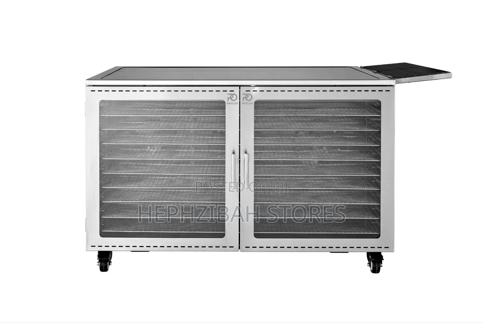 Solar / Electric Dehydrator 10 Large Trays Stainless Steel