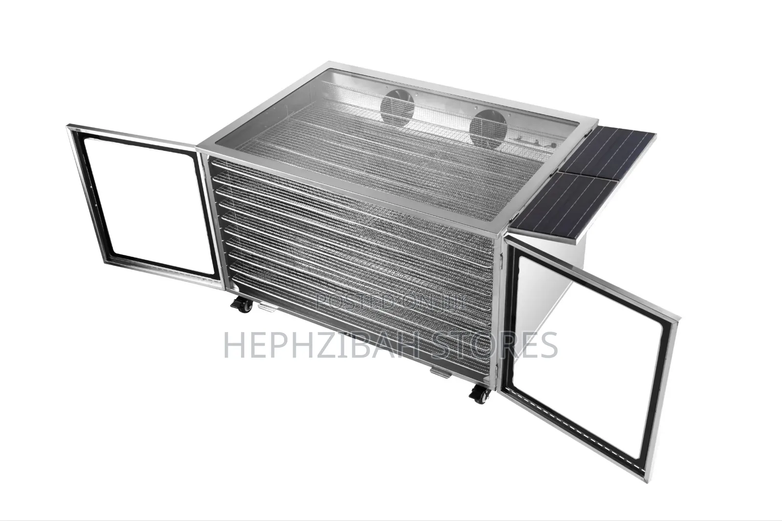 Solar / Electric Dehydrator 10 Large Trays Stainless Steel