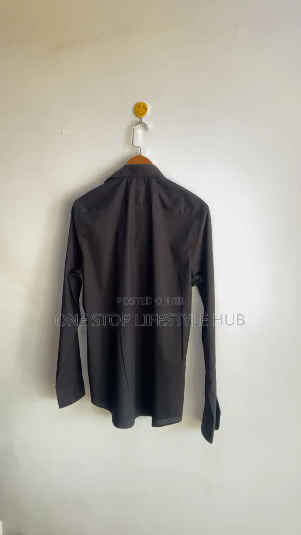 Men's Premium Long-sleeve Corporate/Office Shirt - Black