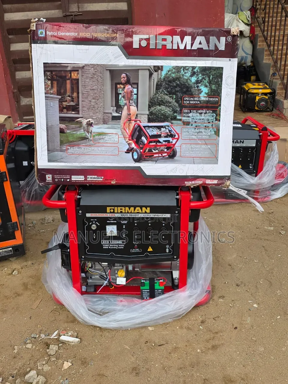 《》Heavy Duty 10kva Firman Petrol Generator 100%Copper Coil