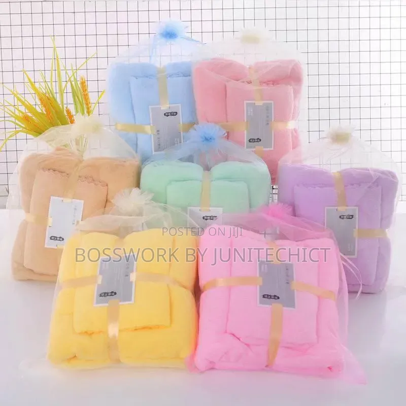 2 in 1 Bath Towel – Super Soft Highly Absorbent (70 × 140cm)