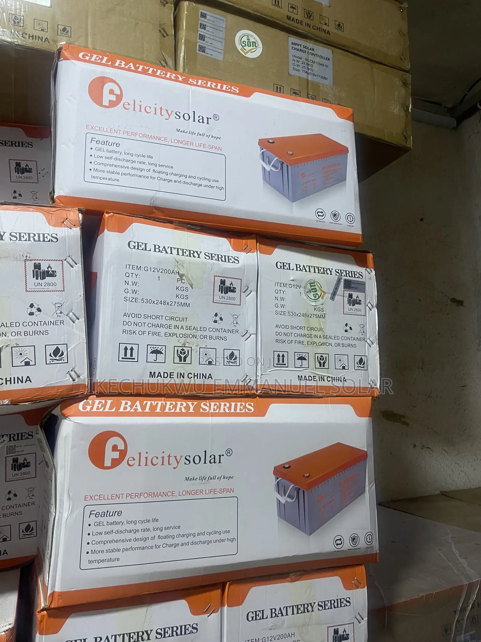 200ahs Dry Cell Battery Felicity Much Available