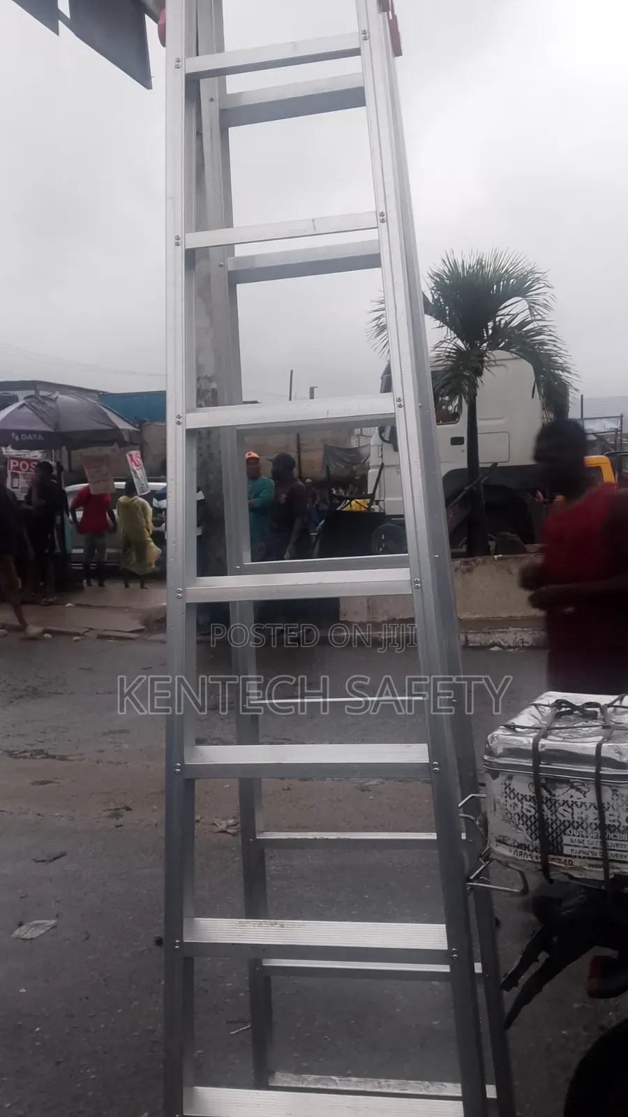 10 Step Double Sided Aluminum Ladder
