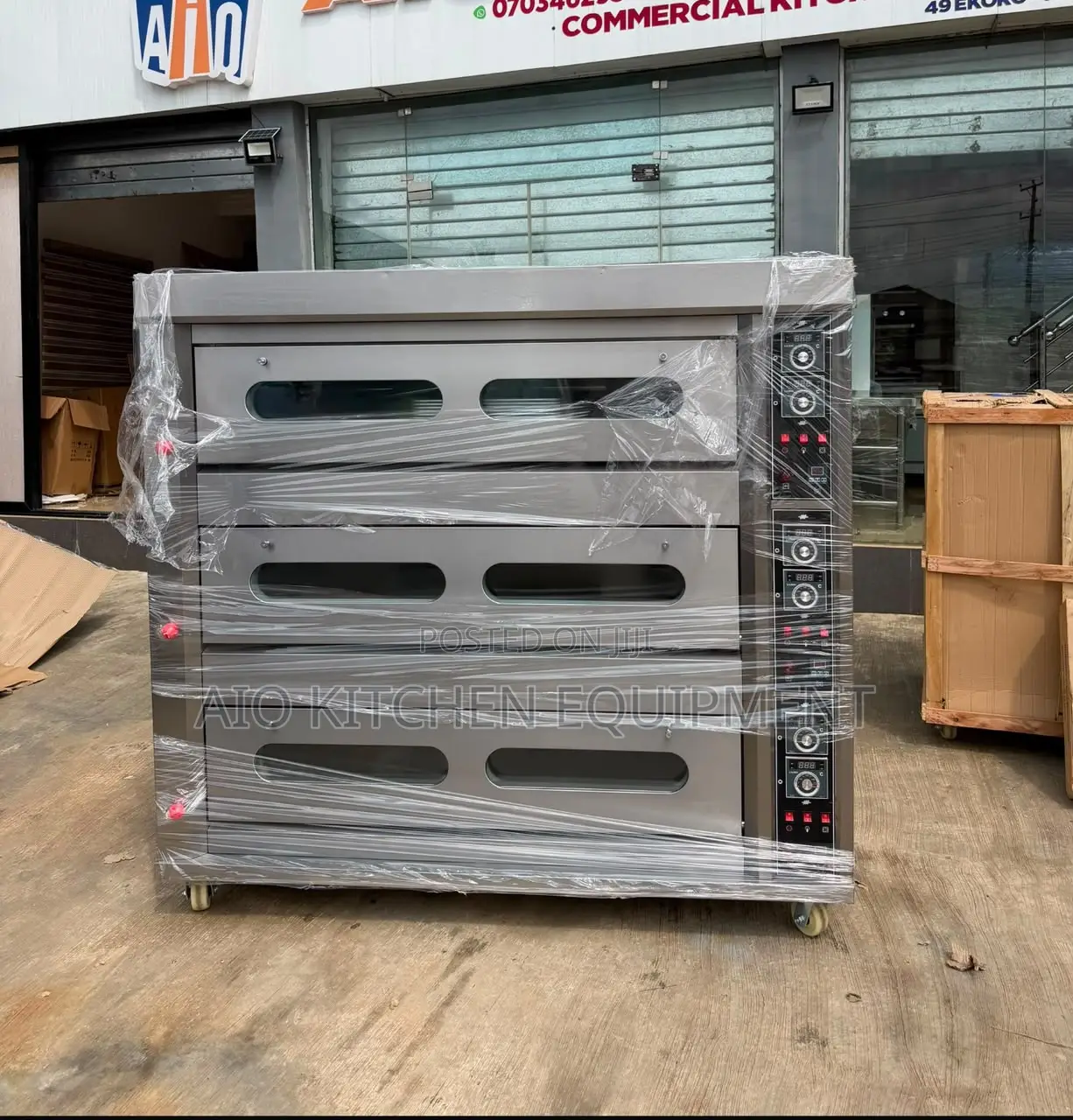 Gas Deck Oven 3 Deck 9 Tray