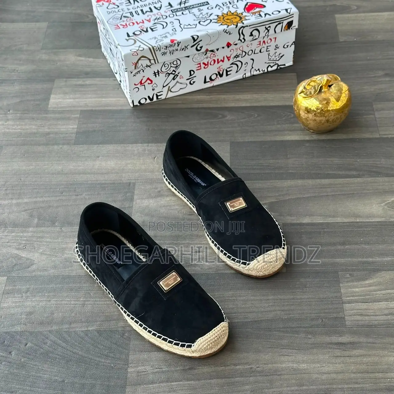 Christian Louboutin D G Espadrilles—Suede Leather |Brand New Luxury