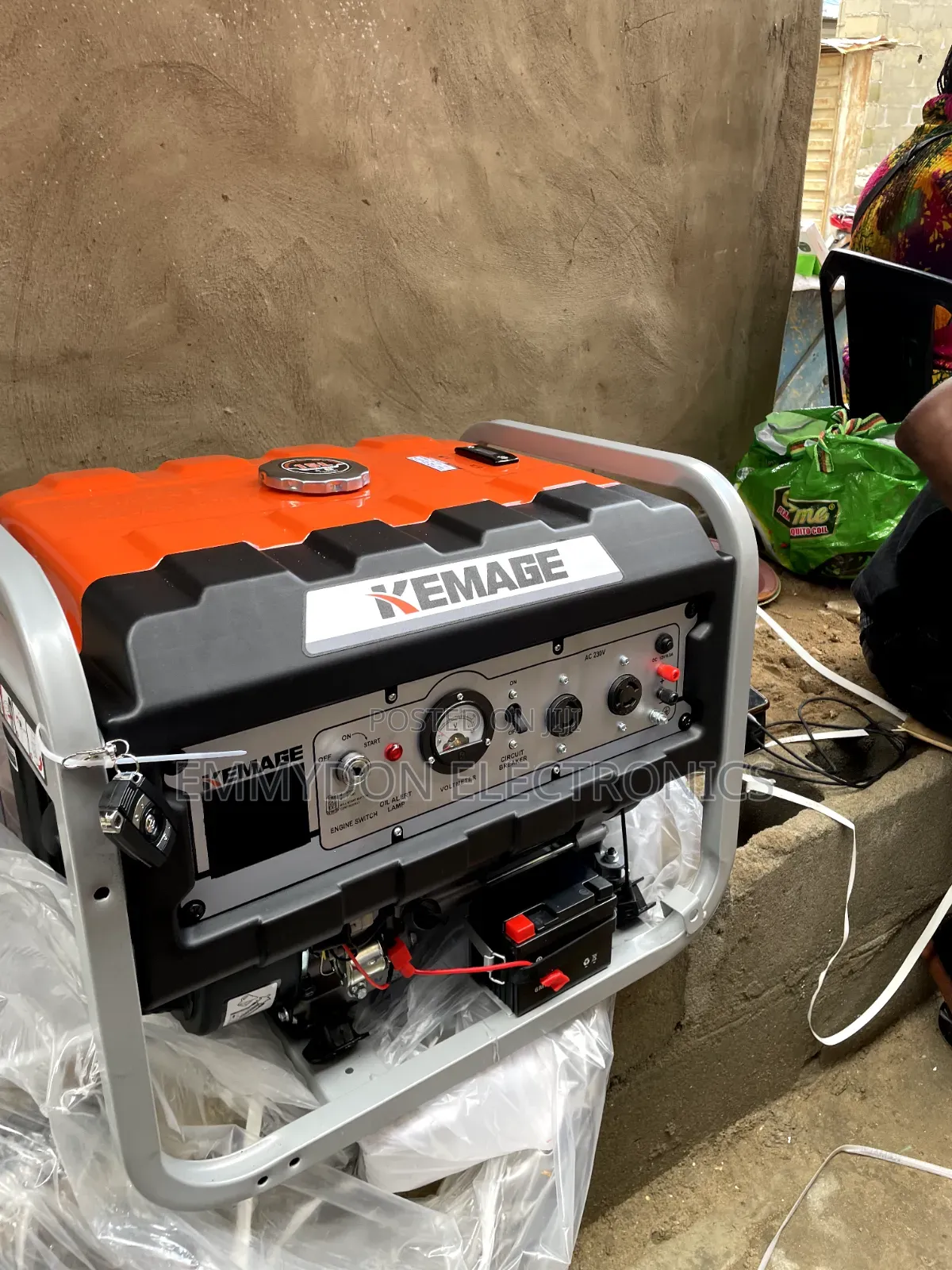 Kemage Km5800e2r 100% Copper Coil Generator