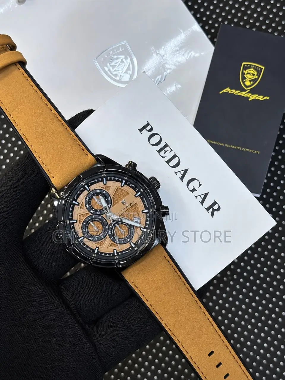 Poedagar Quality Men Genuine Leather Shoe