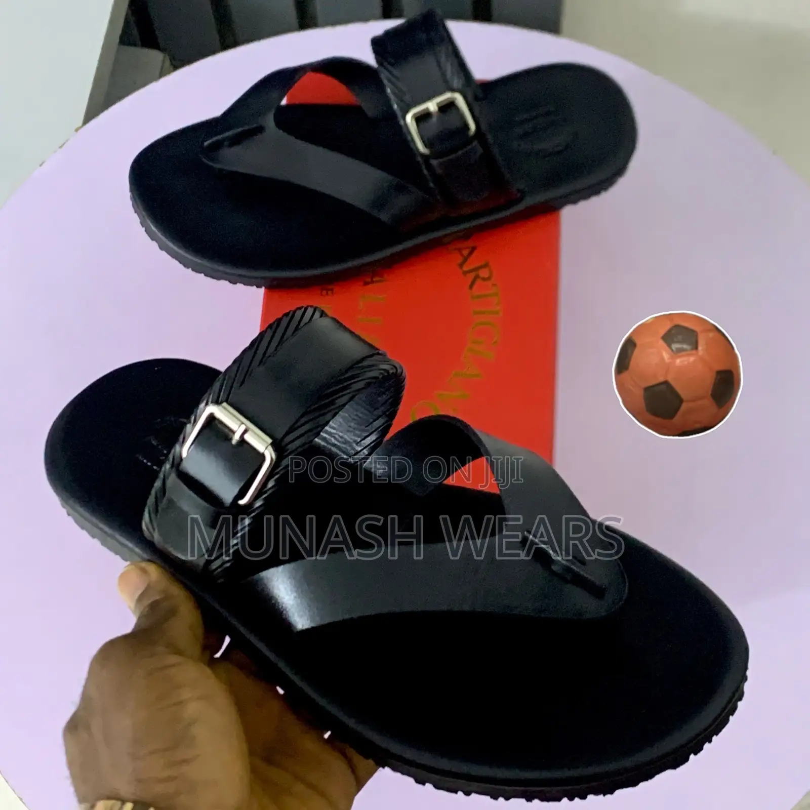 Italian Leather Slipers 40-46 Available in Brown and Black
