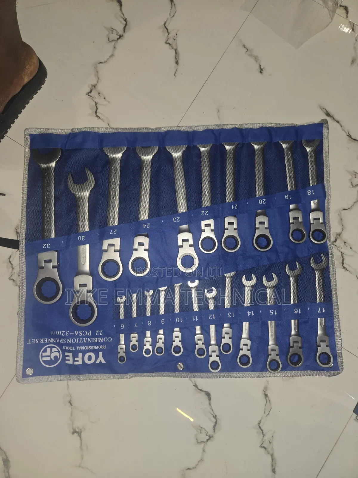 Ratchet Combined Wrench Kit 6-32mm
