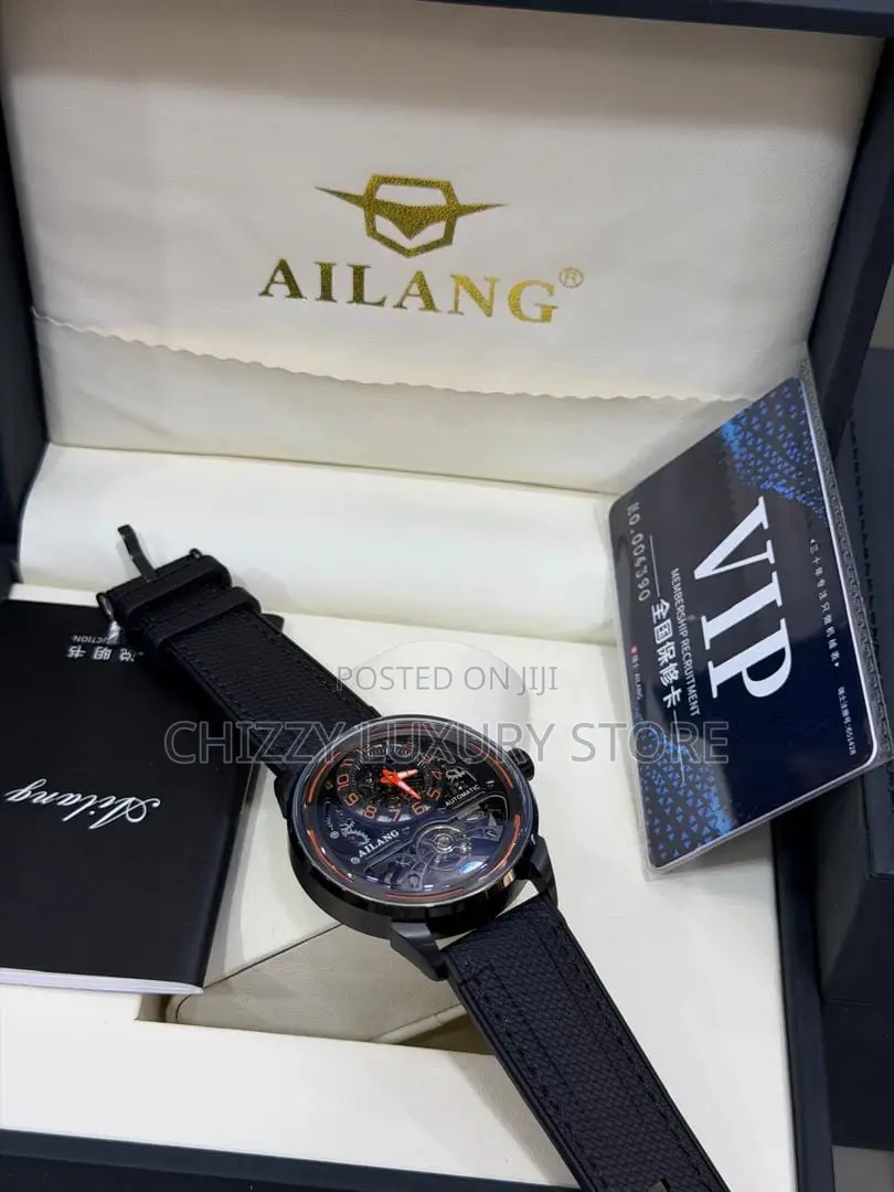 Ailang Quality Luxury Men Automatic Engine Wristwatch