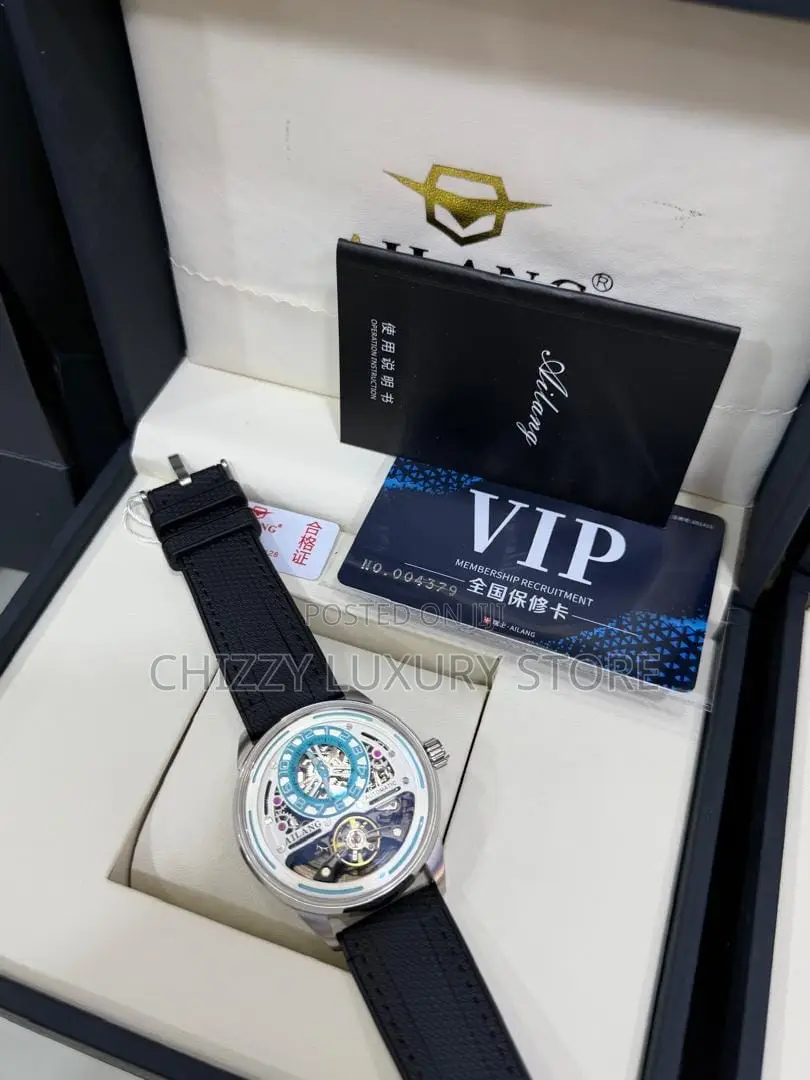 Ailang Quality Luxury Men Automatic Engine Wristwatch