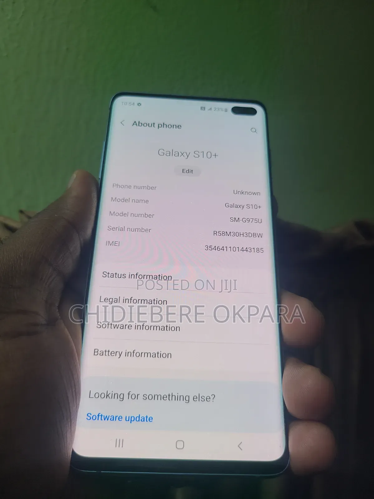 Samsung Galaxy S10 Plus 128 GB Blue