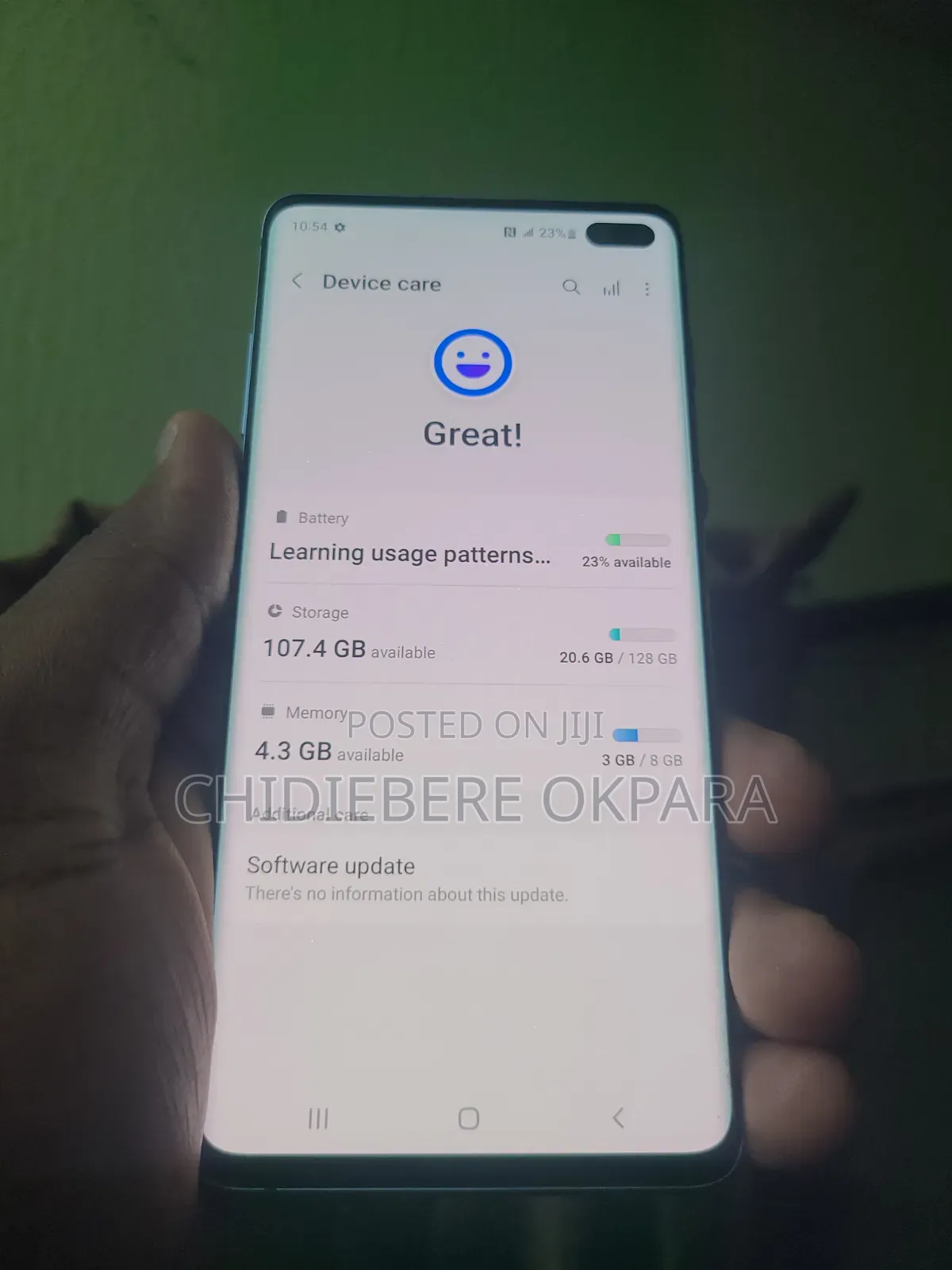 Samsung Galaxy S10 Plus 128 GB Blue