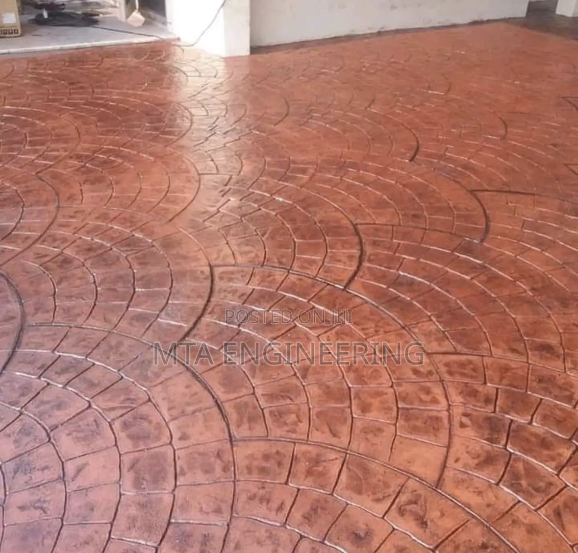 European Fun Stamp Concrete