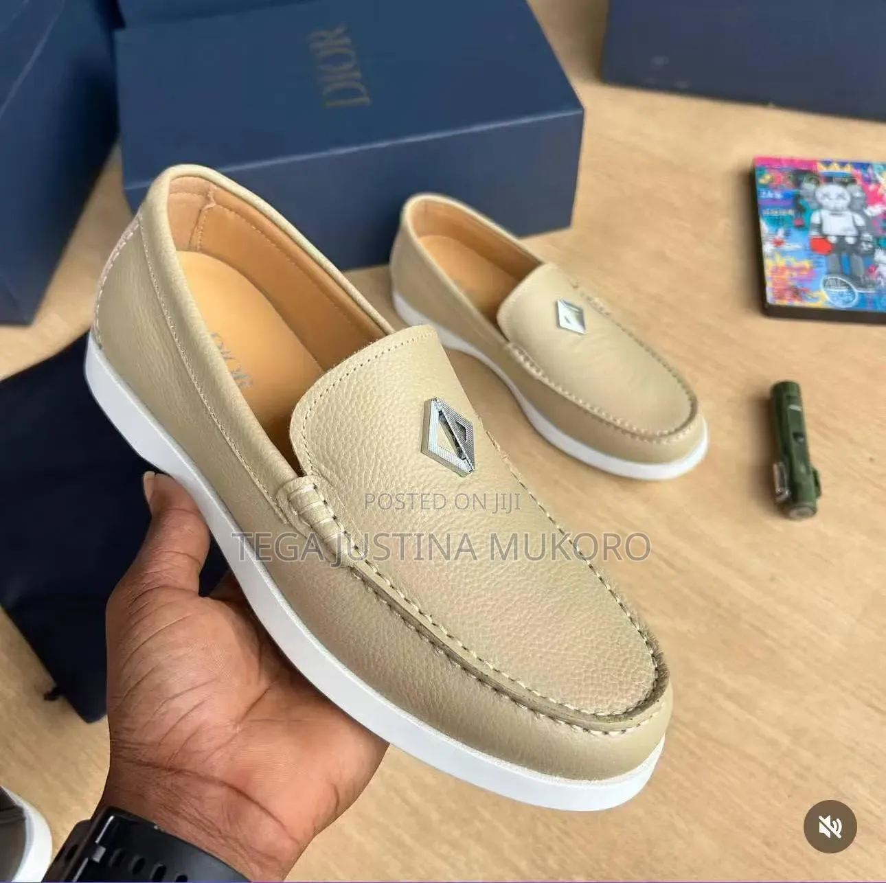 Latest Design High Quality Men's White Sole Loafers Shoes