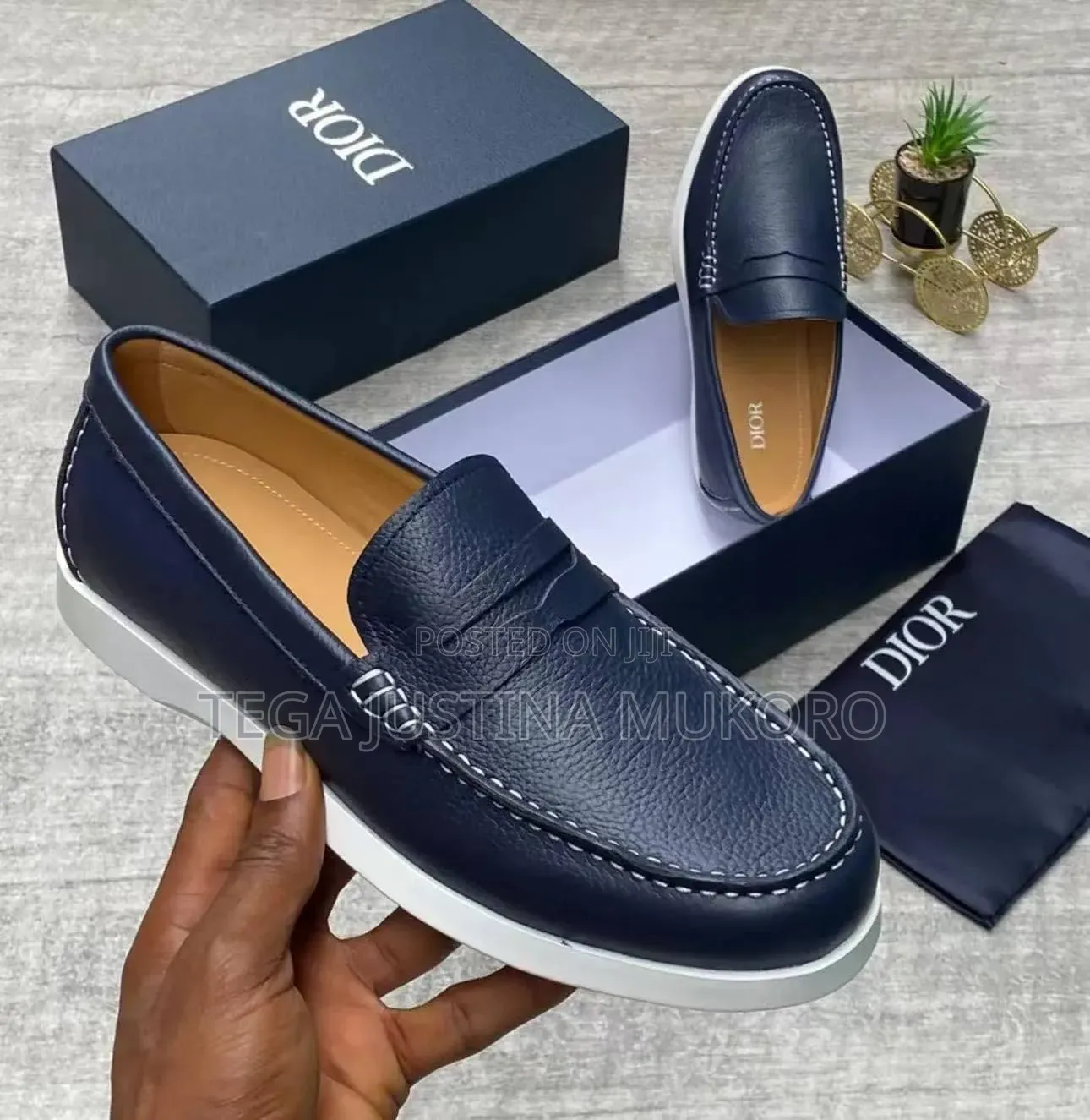 Latest Design High Quality Men's White Sole Loafers Shoes