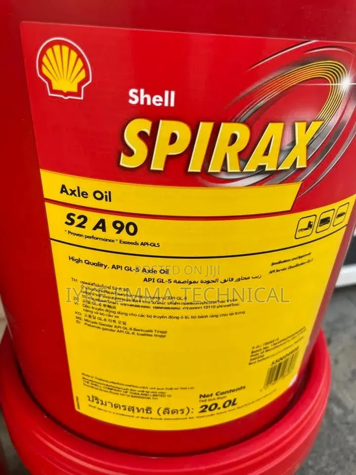 Shell Spirax S2 a 90 Axle Oil 20 LTRS