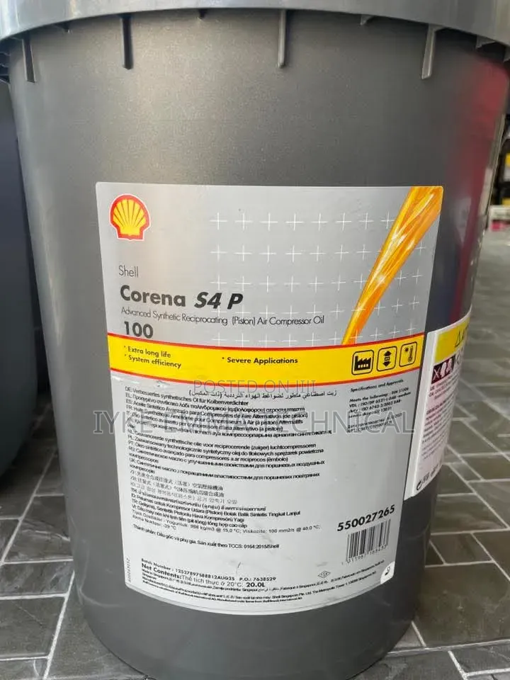 Shell Corena S4 P 100 20-Liter Pail