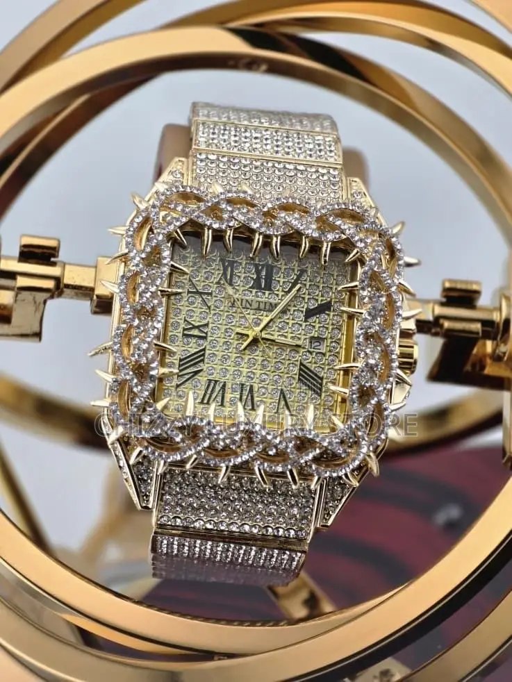 Pintime Quality Men Chain Strap Wristwatch