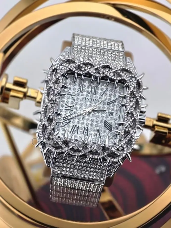 Pintime Quality Men Chain Strap Wristwatch