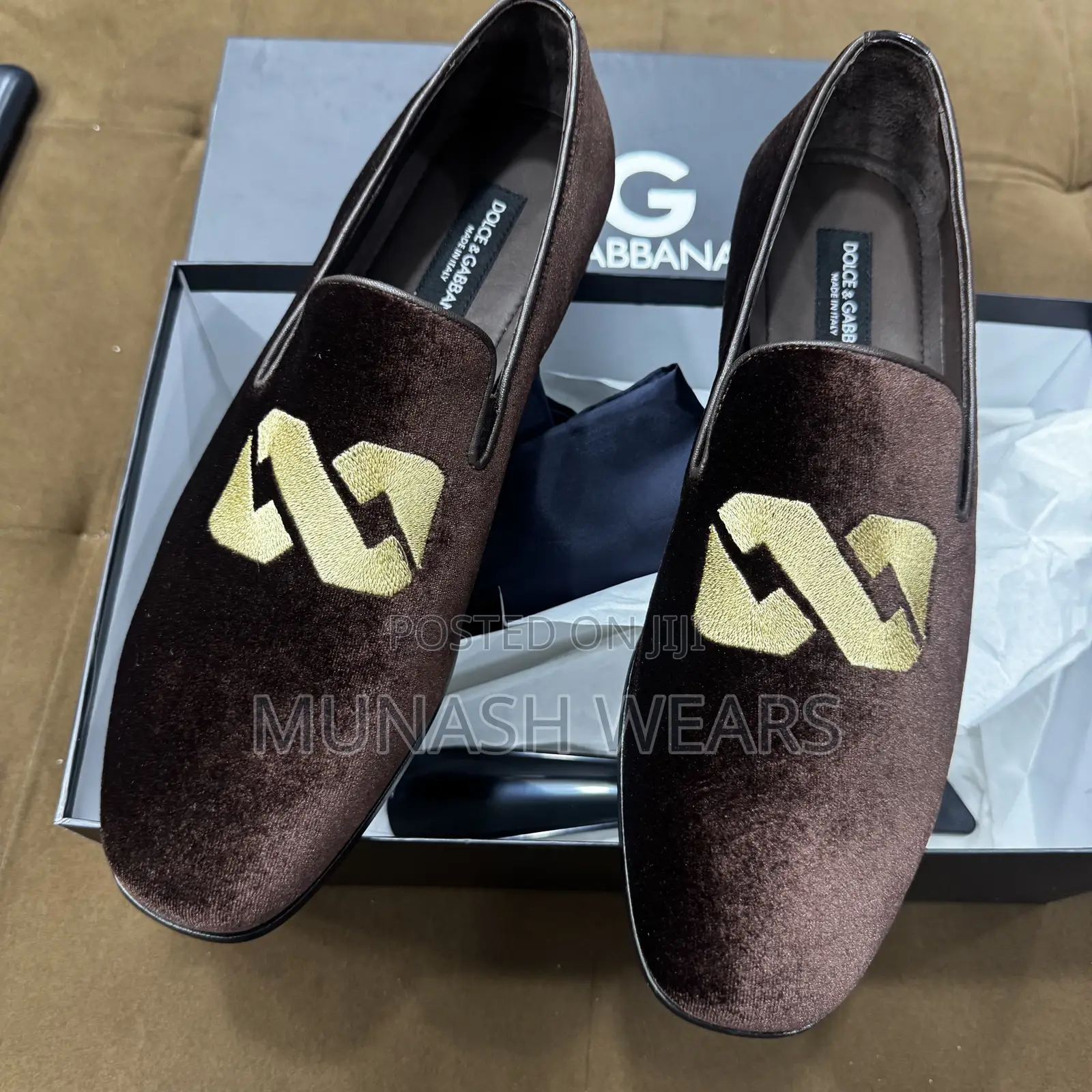 Italian Dolce Gabbana Brown Velvet 40-46 Available