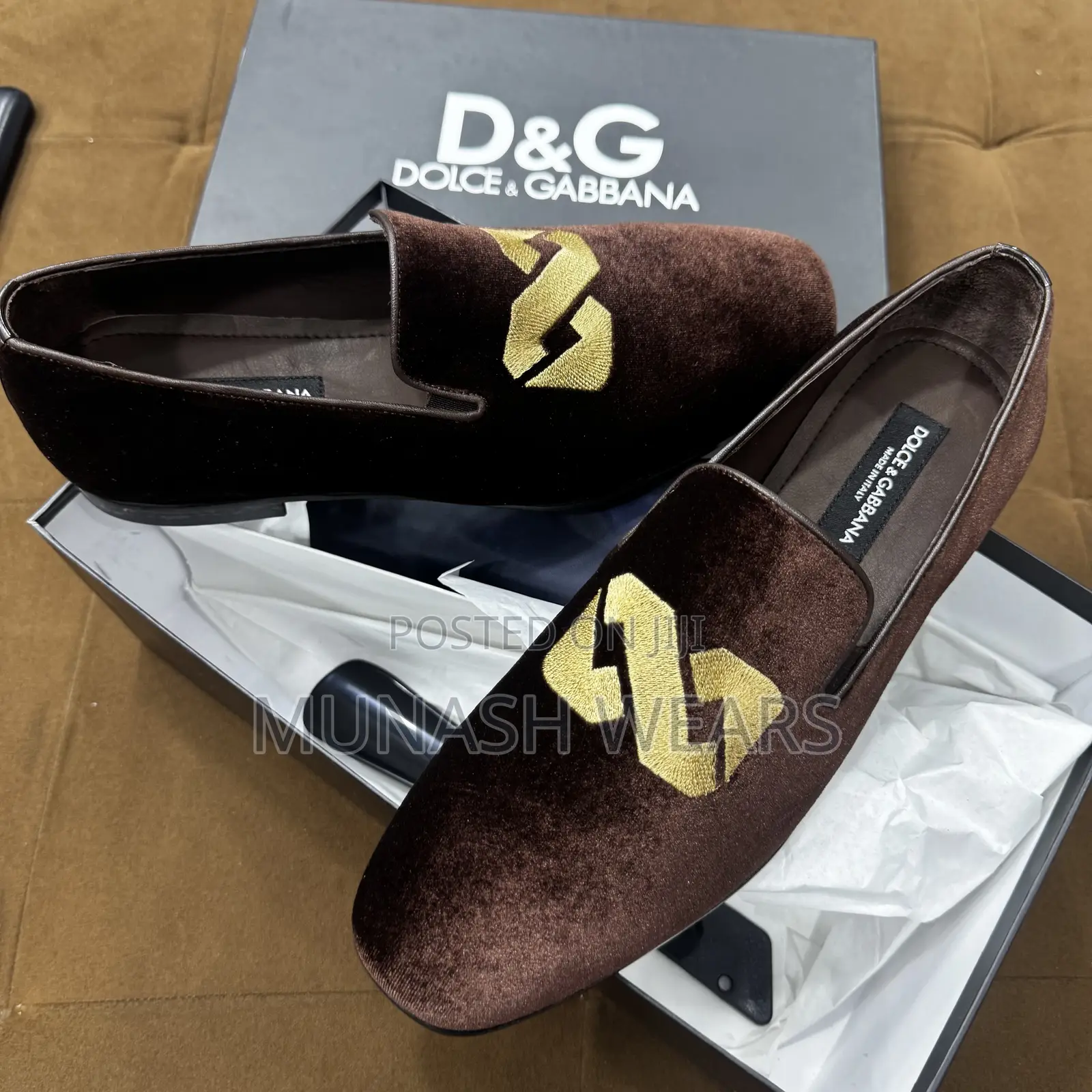 Italian Dolce Gabbana Brown Velvet 40-46 Available