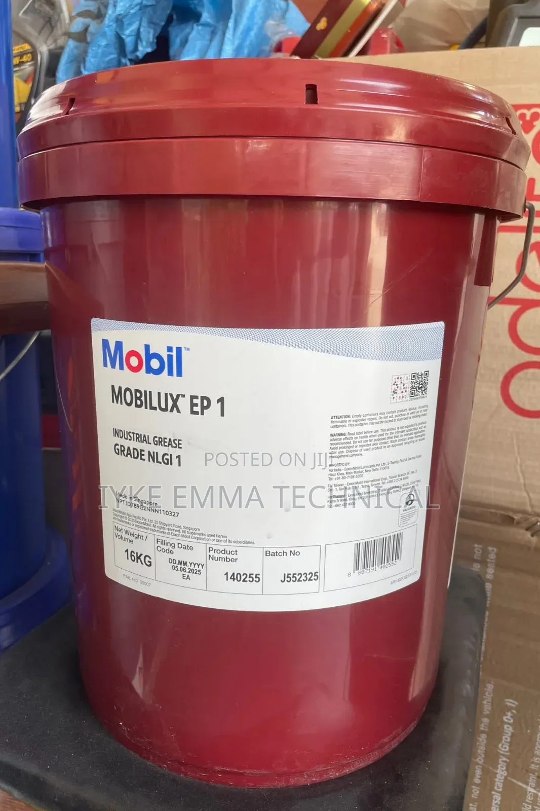 Mobil Mobilux Ep 1 Industrial Grease