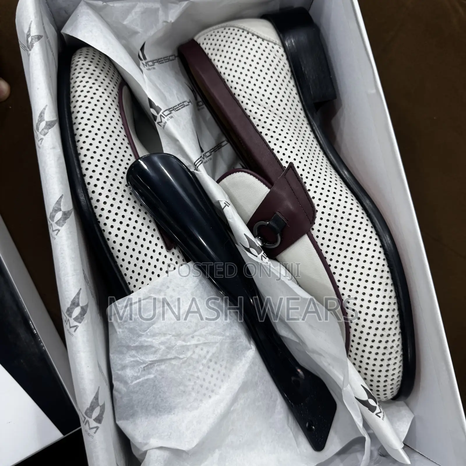 Italian Cream Moreschi Shoes 40-46 Available
