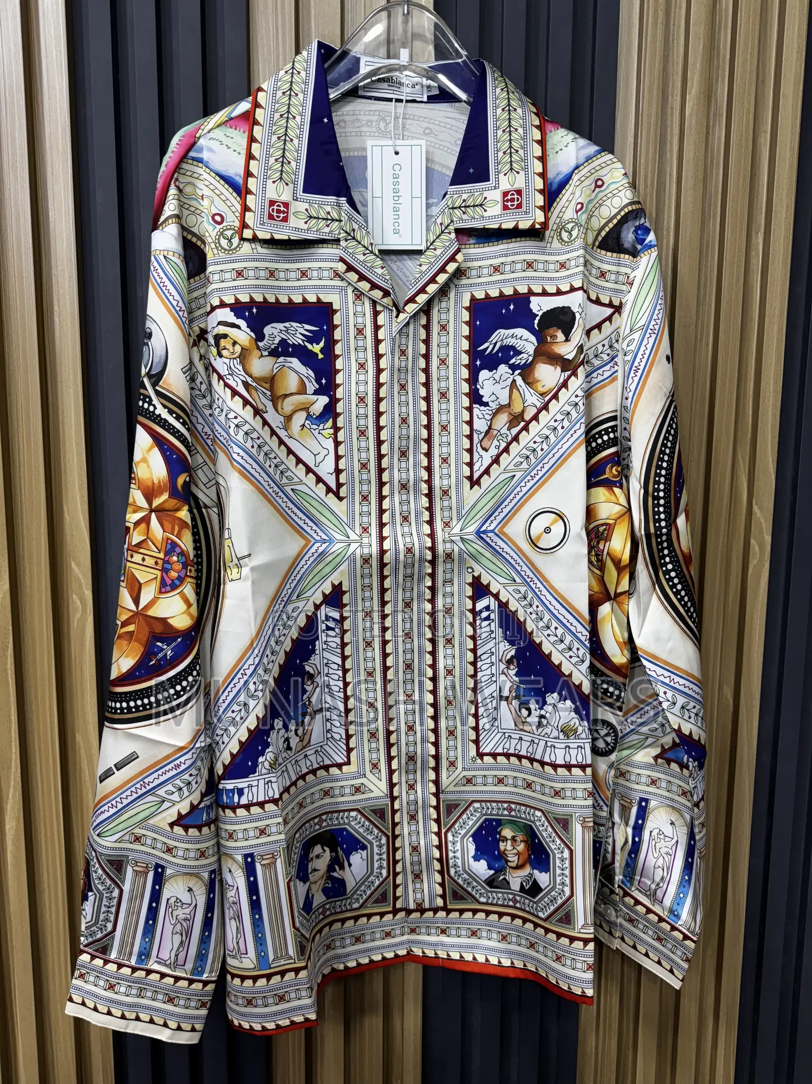 Casablanca Rome Print Design Luxury Shirt M-4xl