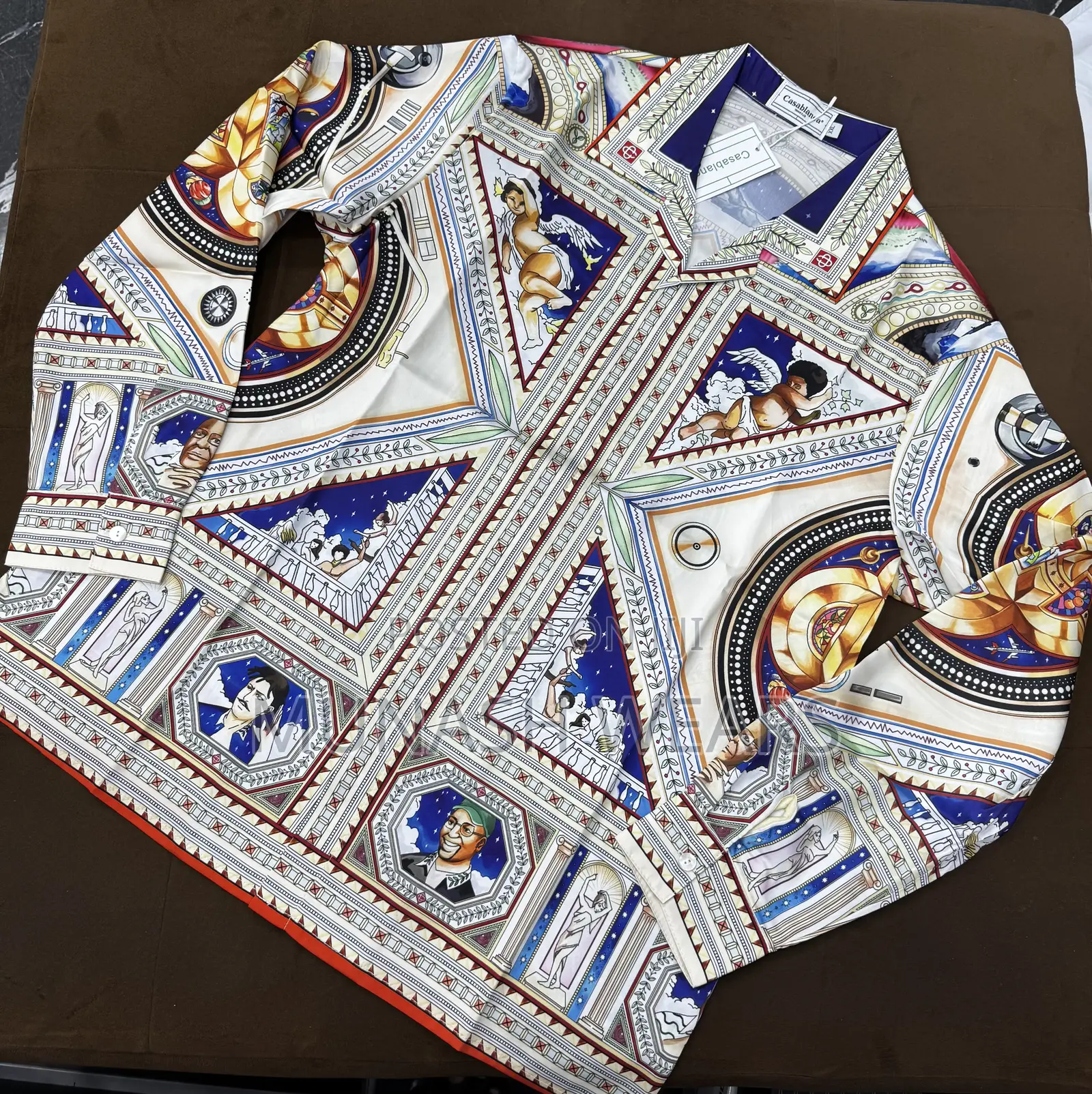 Casablanca Rome Print Design Luxury Shirt M-4xl
