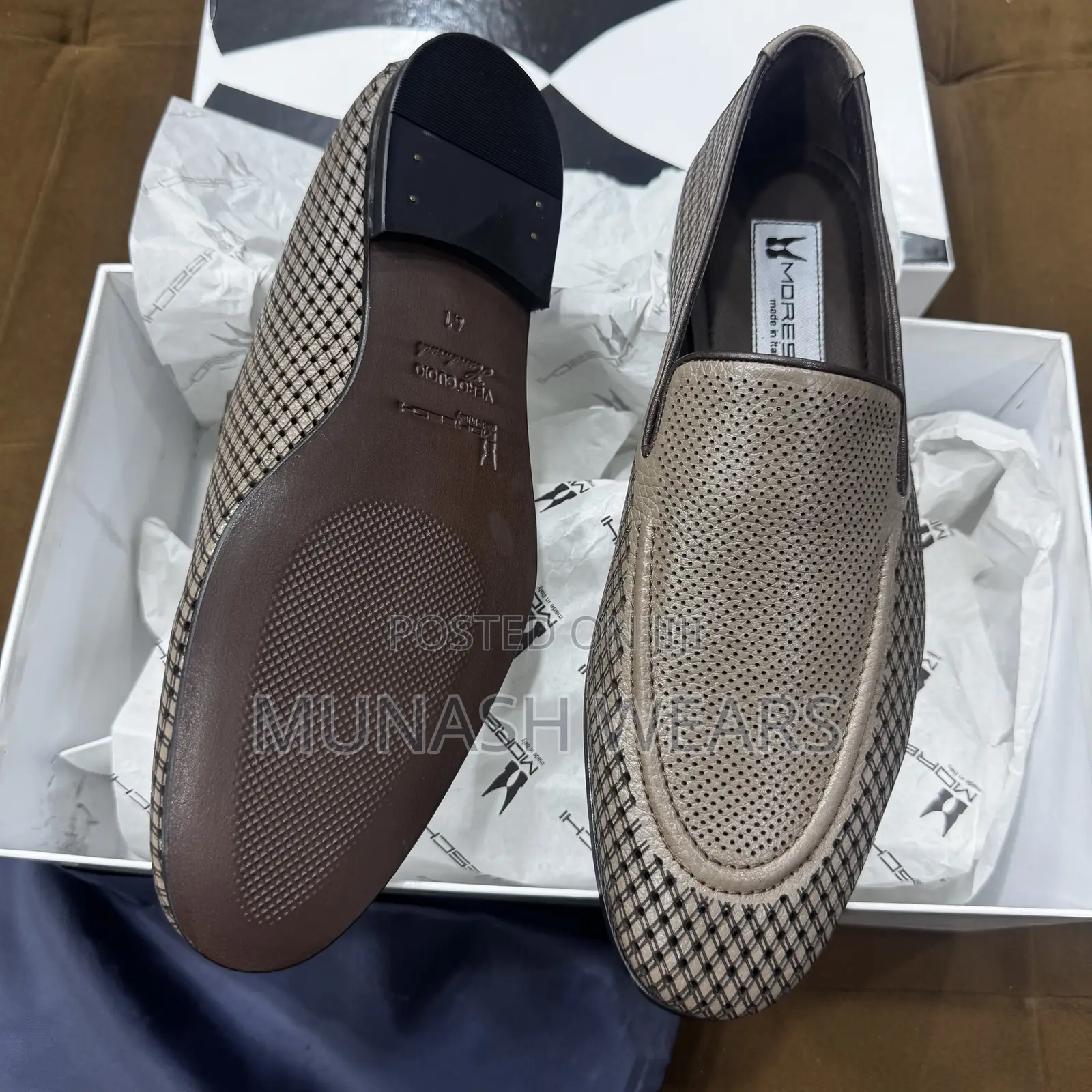 Italian Moreschi Calfskin Nude Color 40-46