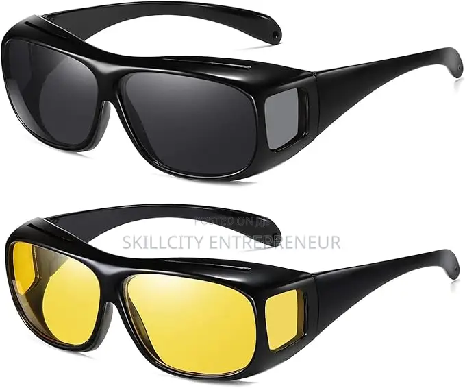 2in1 Hd Vision Wraparounds Sunglasses