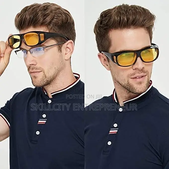 2in1 Hd Vision Wraparounds Sunglasses