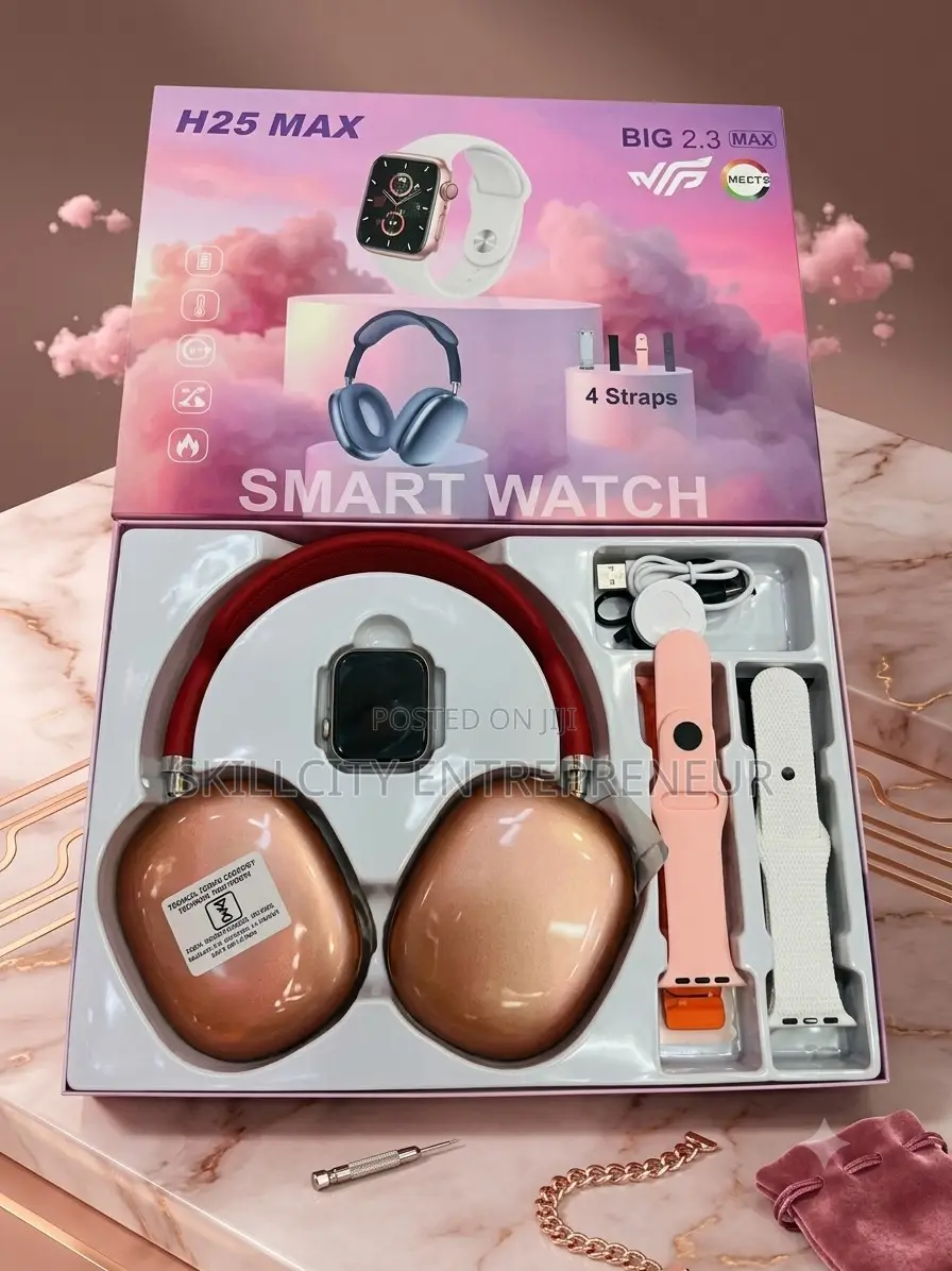P9 Smart Watch With Series 9 Audio Headphones