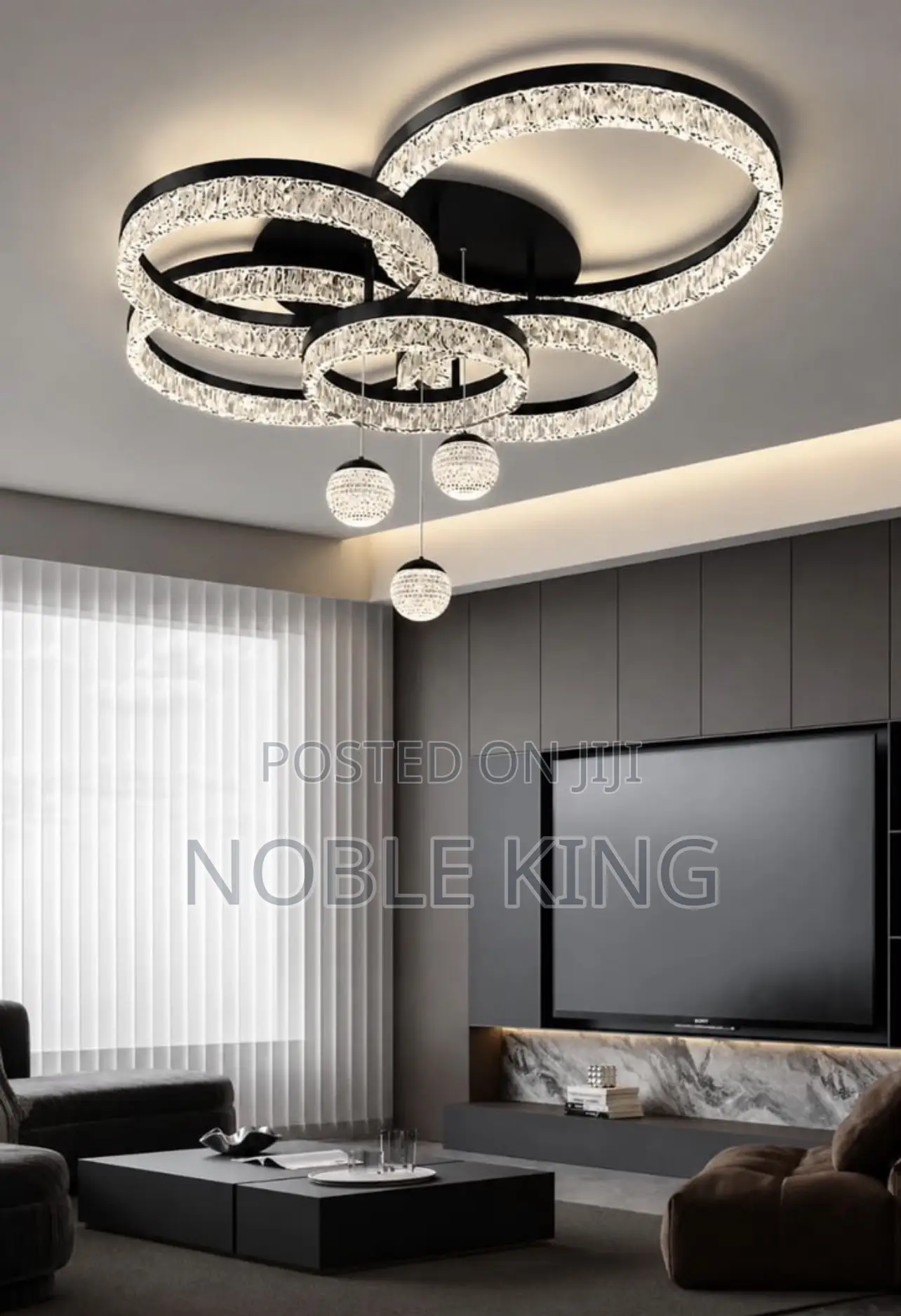 Nordic Ice Crack Led Living Room Ceiling Light Simple and Atmospheric