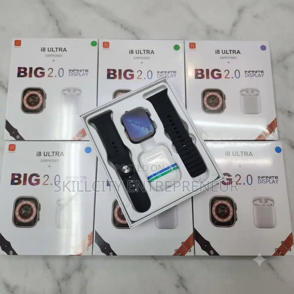 Big 2 Ultra Smart Watch With War Pod